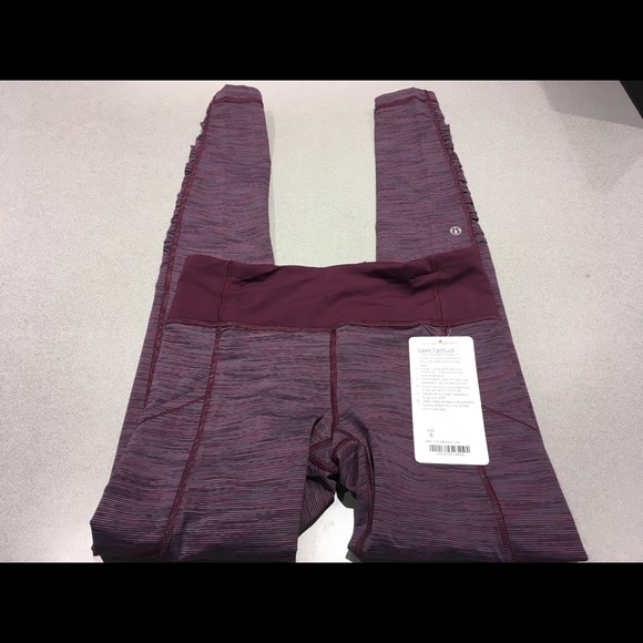 Lululemon Speed Tight*Lux Wee Are Space Plum NWT - Picture 2 of 3